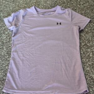 Under Armour Lilac Short Sleeve Performance Tee